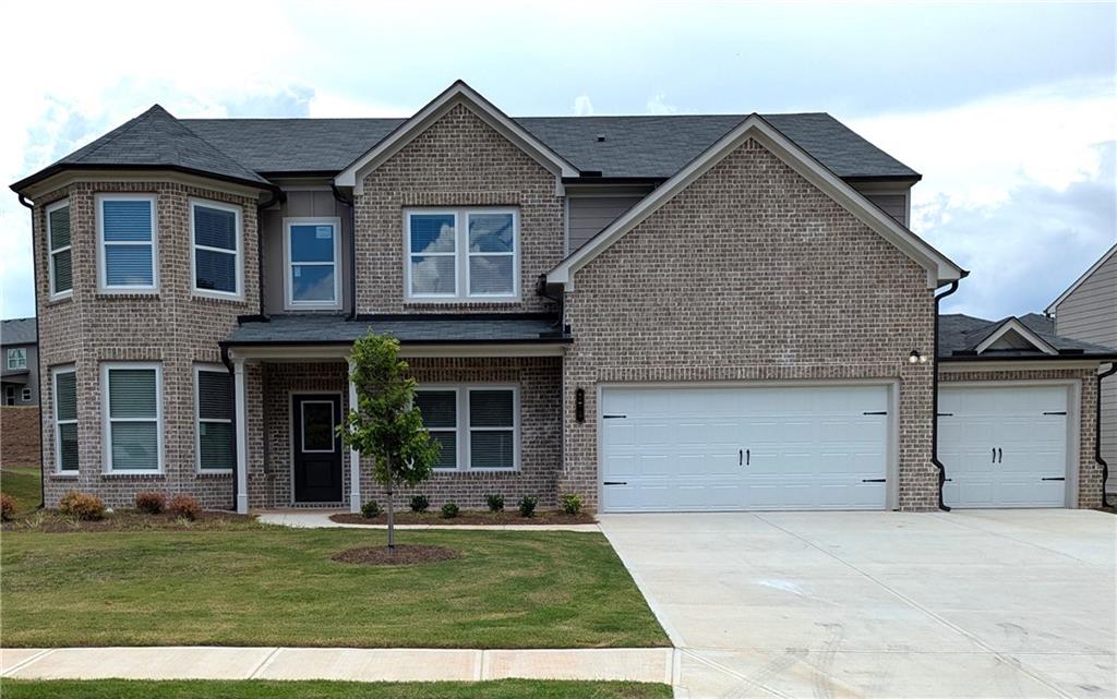 CARTAY PLAN Lot 65C: 5BR/3BA TWO STORY PLAN with 3-Car Garage***CURRENT PROMO is $15k Builder-Paid closing costs with preferred lender - Arch Capital + $10k any way you want it. ***Welcome to Beckett Ranch, a brand new community situated in the lively and timeless "Southern Charm" town of Auburn, GA. This is our most popular home, designed for the Open Concept style of living. Great space for entertaining as the Great Room, kitchen, and breakfast area are all completely open to each other. Or take advantage of the Upstairs Bonus/Media Room for more privacy. The secondary bedrooms are separated from the Primary Bedroom, giving added flexibility and privacy for children, extended family members, or guests.... Plus the 5th Bedroom on the Main Level is great for anyone not wanting to worry about the stairs. A few highlights include: Luxury Vinyl Planking throughout the main level living areas, a kitchen with granite counters, tile backsplash, and an Island to sit and eat at. There is also a stainless-steel appliance package including range, dishwasher, and microwave. Enjoy the convenience of a laundry room upstairs next to all of the bedrooms. Our homes are ALL-ELECTRIC... Appliances and Systems - and complete with energy efficient appliances and all major home systems to help ease your utility bills year round. The property also includes a fully landscaped and sodded yard on all four sides. Beckett Ranch will be a fabulous master-planned community, eventually including interlinking walking trails, sidewalks, underground utilities, clubhouse, pool, playgrounds, pavilion and a large conservation area running alongside Rock Creek. *** HOME WILL BE READY NOW!!!