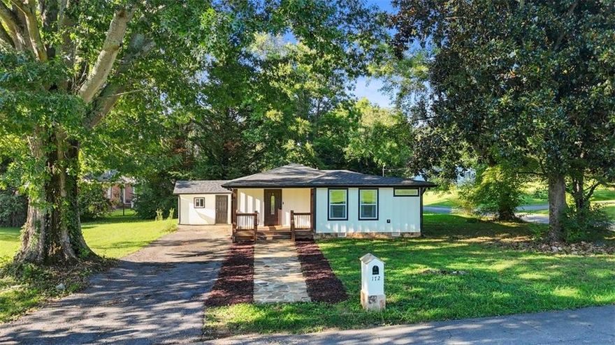 This stepless ranch is packed with modern upgrades and brand-new luxury vinyl plank flooring—all for under $300K! Perfectly positioned on a beautiful corner lot, this move-in ready home has everything you’ve been looking for, and even qualifies for USDA.

Step inside to an inviting open-concept layout highlighted by a farmhouse sink, soft-close cabinetry, upgraded outlets with USB ports, and a tankless water heater so you’ll never wait for hot water again.

The oversized primary suite is filled with natural light and features a walk-in closet and a spa-like en-suite with dual vanities and a full-tiled shower. Secondary bedrooms are equally spacious—one with its own walk-in closet and barn door—and both have access to a beautifully upgraded hall bath with tile surround, glass sliding doors, and accessibility handrails.

Convenience continues with the centrally located laundry room and additional storage shed outside. Relax on the front or back porch, perfect for rocking chairs, grilling, or quiet evenings at home.

The location is convenient as well only 20 minutes to Waleska or Jasper and 15 minutes to Calhoun. Interstate 75 is just around the corner!

This thoughtfully built home truly has it all—modern finishes, functional upgrades, and plenty of charm. Don’t wait—schedule your showing today!
