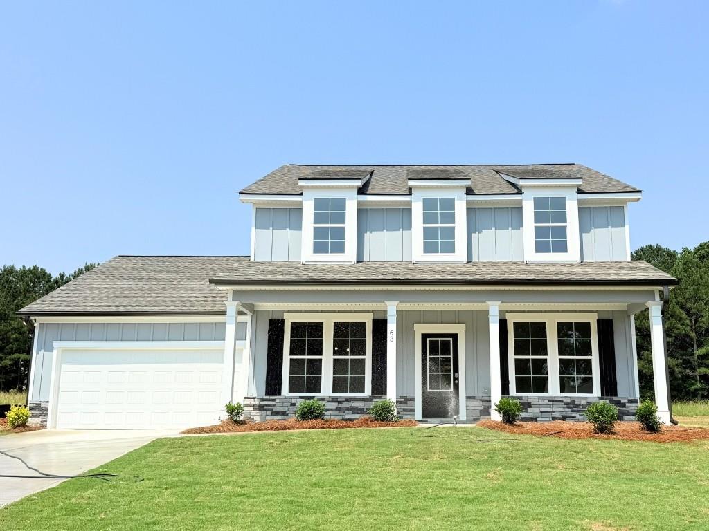 The Lakehurst plan built by My Home Communities! Quick Move-In! This beautiful 4-bed, 3-bath two-story home on 0.65 acres offers plenty of privacy in Winder within minutes to Athens and easy access to US-29! The main floor features an open-style kitchen overlooking the family room and breakfast area, with desirable features such as granite countertops, LVP throughout main, covered rear porch, stainless steel appliances, 36" soft-close cabinets, 9ft ceilings main, and more. Also, conveniently located on the main floor is a dining room, office, and secondary bedroom with a full bath. Upstairs, the primary suite boasts a double tray ceiling, dual vanity, large tile shower, and large walk-in closet. The upper level also includes a laundry room, two generously sized secondary bedrooms, and a secondary full bath. Schedule an appointment for a showing today! Inquire about up to $5,000 towards closing costs OR rate buy-down options with binding contract by 06/30/2025 and use of the seller's preferred lender, MHC Mortgage. *Secondary photos and Matterport tour are an example of the floor plan and not of the actual listing*