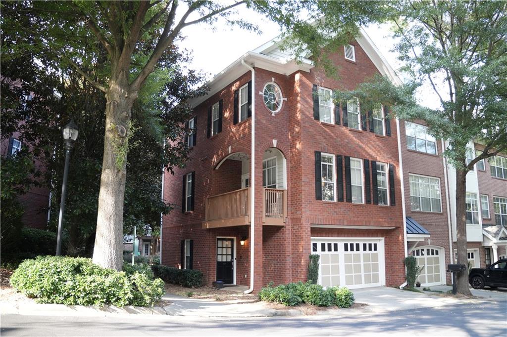This light-filled and spacious end unit offers 3 bedrooms, 2.5 bathrooms, and exceptional living space in the desirable Glenridge Creek neighborhood. The entry level features a versatile flex room—perfect for a home office, guest suite, or media room—with direct access to a beautifully landscaped common area.
On the main level, you will find the kitchen with stainless steel appliances and granite countertops, a cozy fireplace framed by custom built-ins, and two private porches ideal for relaxing or entertaining. Upstairs, the luxurious primary suite with its renovated bathroom is complemented by a generously sized secondary bedroom with its own en-suite renovated bathroom. Located in a lively community, this townhouse offers an array of amenities designed to enhance your lifestyle. Take a refreshing dip in the sparkling pool on warm summer days, stay active in the fully equipped fitness center, or enjoy peaceful walks with your pet in the dog-friendly area. With MARTA, GA 400, and top hospitals just minutes away, convenience is at your doorstep. Whether commuting or running errands, everything you need is within easy reach.