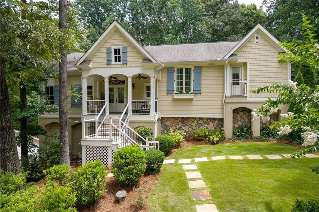 Perfectly situated in North Buckhead, this beautifully renovated home offers convenience to top shopping, dining, and easy highway access—all within the sought-after Sarah Smith Elementary school district. From the moment you arrive, you’ll be charmed by the inviting covered front porch that overlooks the neighborhood, giving the home a relaxed, mountain-retreat feel. The private backyard is an entertainer’s dream, featuring two expansive decks ideal for gatherings or quiet evenings outdoors. Inside, the home has been updated from top to bottom with thoughtful renovations and a warm, comfortable flow. The spacious primary suite boasts a tray ceiling and bay window seat overlooking the back yard, a walk-in closet and an updated bath. Two additional ensuite bedrooms provide flexibility, with the option to easily convert the home back to a four-bedroom layout if desired. With its perfect blend of modern updates, inviting character, and versatile spaces, this North Buckhead gem is ready to welcome its next owner.