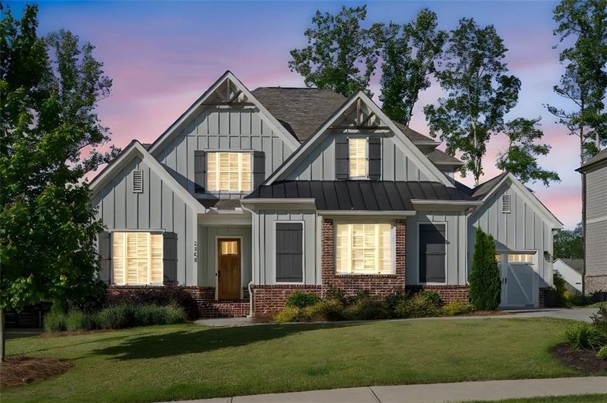 Welcome to your dream home nestled in one of the most vibrant and socially active communities near Marietta Square and Kennesaw Mountain. This exquisite five-bedroom, four-bath residence exudes luxury and elegance the moment you step through its doors. 
Awaiting you inside are soaring,  vaulted ceilings in both the living room and the main-level primary suite, flooding the home with natural light and airiness. The chef-style kitchen is a culinary masterpiece, featuring top-tier appliances, ample workspace, and seamless flow to the main living area—perfect for entertaining. Open the double doors from the living room out to your oversized outdoor space, recently enclosed to use all year round-secondary living space for the entire family to enjoy a nice meal or a relaxing spring day. 
The primary suite is a true retreat with a spa-inspired bathroom, oversized shower, soaking tub, and a walk-in closet that connects directly to the laundry room for ultimate convenience.
With golf-cart-friendly streets, enjoy resort-style living with access to the community pool, clubhouse, pickleball and tennis courts, and frequent social events just a short stroll away.

Luxury, convenience, and lifestyle—this home offers it all.