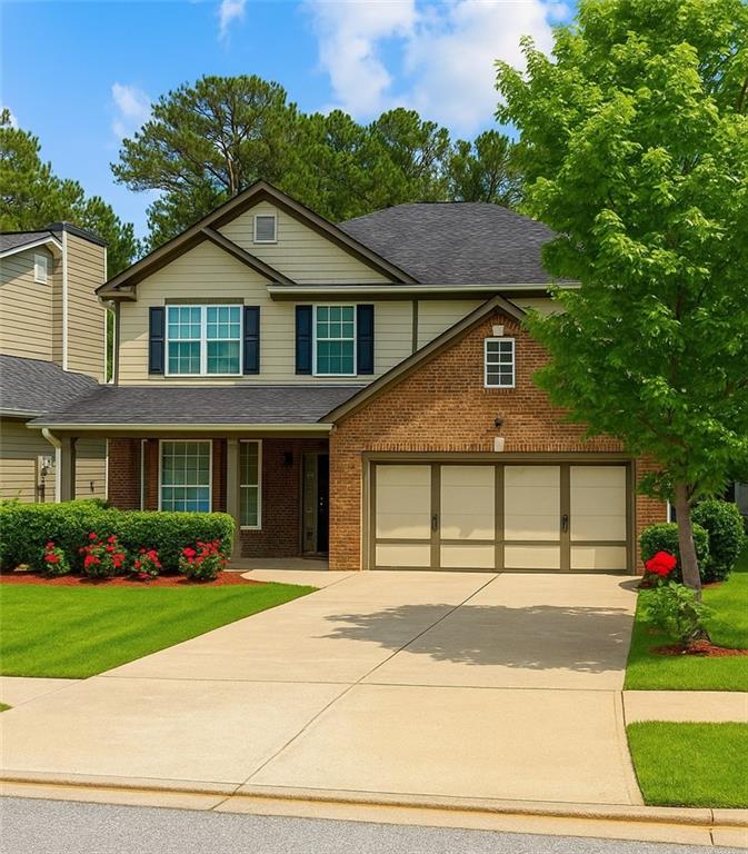 Welcome to 5951 Westchase Street – a beautifully maintained, move-in-ready home nestled in a sought-after swim/tennis community. Perfectly positioned just minutes from I-285, Camp Creek Marketplace, Hartsfield-Jackson Airport, and vibrant downtown Atlanta, this home offers both comfort and convenience. Step inside through the welcoming foyer and discover an open-concept layout featuring a formal living and dining room—ideal for hosting friends and family. The spacious, eat-in kitchen boasts maple cabinetry, granite countertops, stainless steel appliances, and abundant storage and prep space for the home chef. Just off the kitchen, the light-filled family room with a cozy fireplace is the perfect place to relax and unwind. Upstairs, the primary suite impresses with tray ceilings, a dual vanity, separate garden tub and shower, and generous walk-in closets. Three additional bedrooms and a well-appointed guest bath provide ample space for family, guests, or a home office. Enjoy a prime location, great community amenities, and plenty of space to make your own. Come see why 5951 Westchase Street is the perfect place to call home!