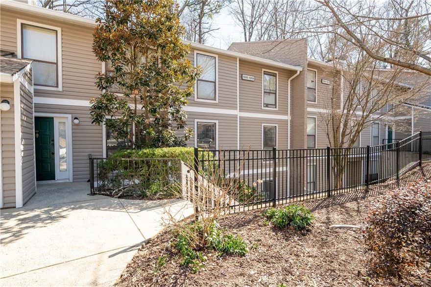 This beautifully modernized home in the well-maintained Wynnes Ridge swim/tennis community offers updated features throughout. Fresh paint, new flooring, and lighting create a welcoming atmosphere, while the updated kitchen and bathrooms add a contemporary touch. The open-concept living area is filled with natural light, perfect for entertaining. The kitchen boasts new cabinets, stone countertops, a new gas range, and stainless-steel appliances. A large flex-space is ideal for an office, gym, or secondary living area. Both the primary and secondary bedrooms offer ample space, with the primary featuring an extra walk-in closet and a fully updated en-suite bath. A brand-new HVAC system and hot water heater ensure comfort year-round. Located in a quiet neighborhood, this home is close to shopping, hiking trails, interstates, and Truist Park.