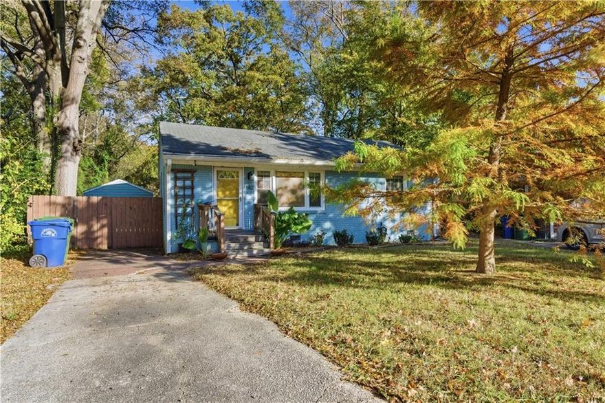 This Kirkwood bungalow is move in ready and awaiting its new owners! Enter the home and enjoy an open floor plan with your informal dining space and living room featuring stunning hardwood floors throughout! Down the hall you will find two spacious bedrooms that are accompanied with two bathrooms making it a great roommate property as well. This home has everything you need and has incredible walkability. The backyard is private and features a deck that is a great space for entertaining and don't miss the fire pit in the backyard for those colder winter nights! Just around the corner is a fan favorite, El Tesoro and you can also enjoy Candler Park and Lake Claire! Location is everything and this home has it all! Schedule your tour today!!