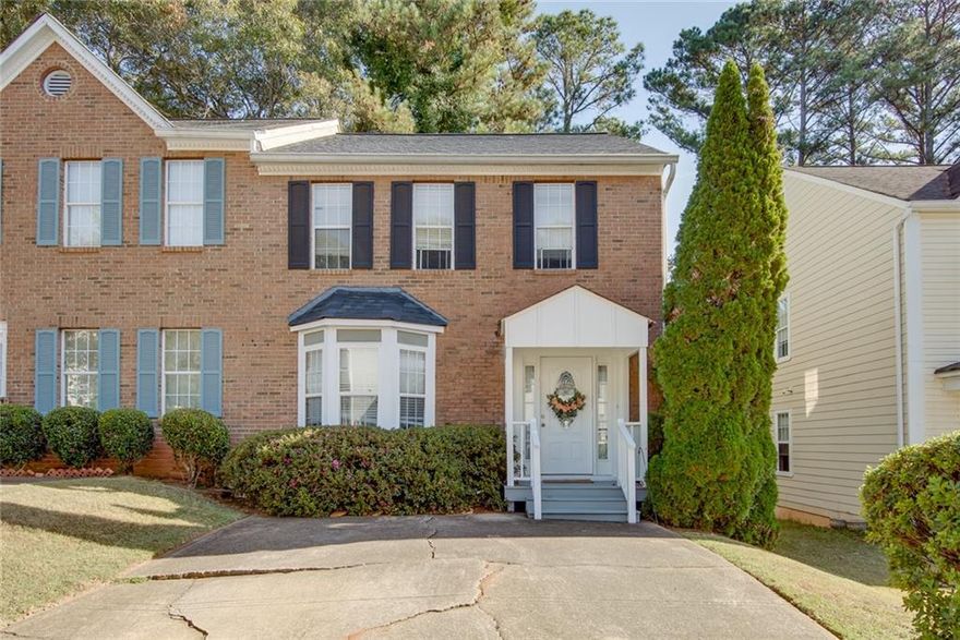 Adorable townhome in great location near I85 for easy commuting. Home features large family room with fireplace, wood flooring on main level and separate dining room/office. There is a deck overlooking the backyard. Two spacious bedrooms upstairs both with private bath. Additional storage in crawl space which has been fully encapsulated and has aquaguard warranty.