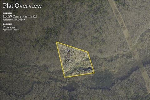 Vacant Land For Sale - Curry Farms Road<br/> Jefferson, GA 30549