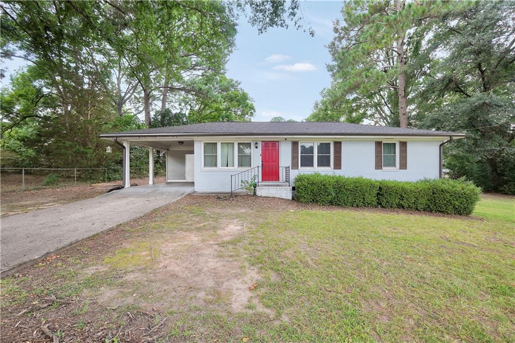 Welcome to this stunning, fully renovated brick ranch home located just moments from the rapidly growing McDonough Square! No detail was overlooked in this high-quality remodel. Step inside to discover fresh interior paint and all-new luxury flooring throughout. The kitchen features crisp white cabinetry, quartz countertops, a stylish tiled backsplash, and top-of-the-line stainless steel appliances-perfect for both everyday living and entertaining. The upgraded bathroom modern quartz vanity top and sleek new fixtures. Enjoy the peace and privacy of a beautifully landscaped, park-like backyard-ideal for relaxing or hosting friends and family. This turnkey home offers an unbeatable blend of modern updates, classic charm, and a prime location near one of Georgia's fastest-growing areas. Dont miss this opportunity!