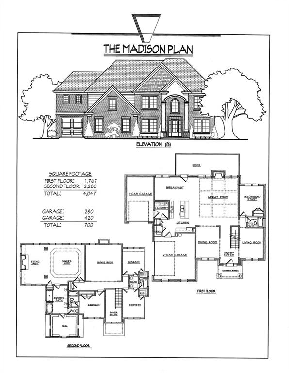 NEW CONSTRUCTION!!! Currently, under construction, this home features 5 bedrooms, 4 bathrooms, 3 car garage, four-sided brick home boasting unparalleled craftsmanship and thoughtful design throughout offering 4,047 sq. ft. Situated in fashionable Royal Lake Estates Subdivision, this home features a junior suite on the main floor along with a dramatic 2-story foyer and great room. A large open concept kitchen is open to the great room and features a large quartz waterfall center island, stainless steel appliances, and plenty of storage. Upstairs is the primary owner's suite featuring a huge sitting area, glamorous bath with frameless shower doors, tiled shower walls, a free standing tub and a walk-in closet. This home is currently under construction and will be complete February 2026.