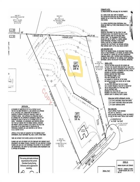Vacant Land For Sale - 437 Mccurry Trail<br/> Canton, GA 30114