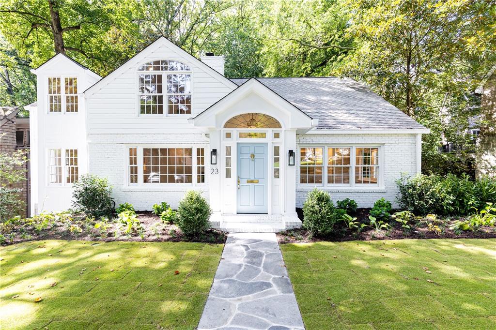 Flooded with natural light and tucked away in the highly coveted Brookwood Hills swim and tennis community, this charming home offers a rare blend of warmth, elegance, and modern living. Situated on a prime interior street close to the neighborhood pool and just minutes from top-tier shops and restaurants, the location is as convenient as it is desirable. Inside, thoughtful architectural details shine—custom built-ins, china cabinets, classic bay windows, and a cozy wood-burning fireplace create inviting spaces filled with character. The home features versatile bonus areas, including a private office, a wet bar ideal for entertaining, and a private au pair suite on the terrace level for added flexibility. Enjoy the stunning canopy views from the brand-new screened-in porch and expansive deck, offering the peaceful feeling of a treehouse retreat. A built-in sound system and numerous updates throughout complete this well-rounded and beautifully maintained home in one of Atlanta’s most iconic neighborhoods.