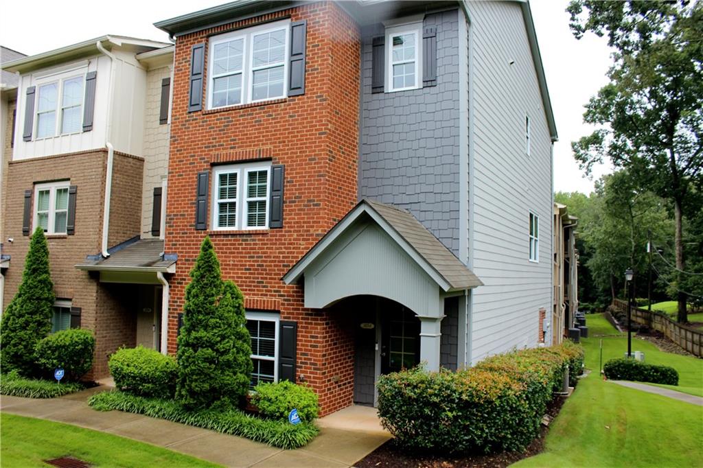 BEAUTIFUL THREE STORY WELL MAINTAIN TOWNHOME IN DESIRABLE KINGSTON POINT MANOR. SPACIOUS END UNIT TOWNHOME IN DRUID HILLS HIGH SCHOOL, MINUTES FROM EMORY, CDC, BUCKHEAD, SHOPPING MALL & RESTAURANT. EASY ACCESS TO I-285 & HWY78. 3 BR, 3.5 BA, ENTIRE HARDWOOD FLOORS ON MAIN, FINISH TERRACE LEVEL. THE UPPER LEVEL FEATURES A LARGE PRIMARY SUIT WITH MASTER BATH, AND SECONDARY BEDROOM WITH FULL BATH. 2 CAR GARAGE, WOODEN DECK, GOURMET KITCHEN W/GRANITE COUNTER TOP, DESIGNER TILE BACKSPLASH, STAINLESS STEEL APPLIANCES & LOTS OF UPGRADED FEATURES. MASTER BA, DOUBLE VANITY & OVERSIZED WALK-IN CLOSET. COMMUNITY OFFERS GATED ENTRANCE & POOL CABANA. ### NO PETS! NO SMOKING! ###