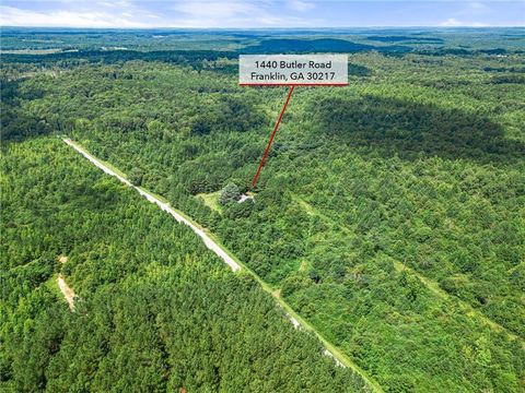 Vacant Land For Sale - 1440 Butler Road Rd<br/> Franklin, GA 30217