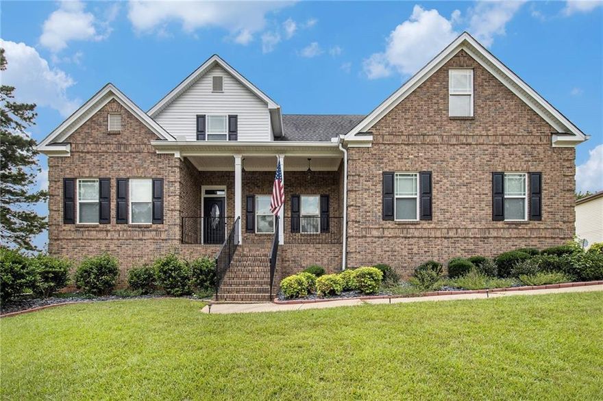 Beautiful four-sided brick home located on the golf course with a backyard oasis featuring an in-ground pool and hot tub. The main level boasts a spacious primary suite along with an oversized dining room that’s perfect for gatherings, a fireside living room, and a well-appointed kitchen with stained cabinets, granite countertops, and plenty of workspace. Upstairs you’ll find two secondary bedrooms and a versatile bonus room. The finished basement offers even more living options with a bonus room, additional bedroom, full bathroom, and a third garage. With sweeping golf course views and a floor plan designed for both entertaining and everyday comfort, this home truly has it all.