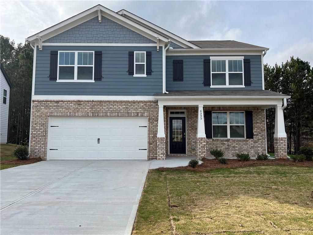 HUGE PRICE IMPROVEMENT!! FOR LEASE in Douglasville's Premier Community, "GATEWAY VILLAGE". (FOR QUALIFICATIONS, PLEASE READ THIS IN ITS ENTIRETY.) This home, completed in 2021, features a 5-bedroom, 3 Full-Bath Floor Plan with over 2,500 square feet. This home features a Formal Dining Room, an Open Concept Family Room, and a Kitchen with a Breakfast Area. The Family Room is a large space with a beautiful faux realistic heating fireplace and a Mantle, waiting for you to host your first holiday celebration. The kitchen features white cabinetry, all Stainless Steel Appliances, and an Island with a breakfast bar and granite counters. There is a Main Floor Bedroom with a Full Bath. Upstairs, there are four bedrooms, two additional Full Bathrooms, and a laundry room. Do not miss the Secondary Living Area/Playroom/Virtual School space! The oversized Primary Bedroom will accommodate King-Size Bedroom Furniture and provide space for a Sitting Area. The primary bath features a separate large shower, a Soaking Tub, a Toilet, a Water Closet, and a huge walk-in closet. This home is located in the N Douglas School District. Qualifications (effective June 1, 2025): A Credit Score of 680+, the minimum Security Deposit equals 1 Month's Rent. Credit Scores 650-679, The security deposit equals 2 Months' Rent. No "Open Collections" OR "Charge Offs." Verifiable Employment. Minimum Annual Income 90,000.00+ (3.0 times the rent or greater). All individuals over 18 living in the home must submit to the lease application screening process, even if they are not financially responsible, as it includes a criminal background check component. Pet restrictions. LIMITED to 1 SMALL DOG OR CAT. NO REPTILES, FISH, OR OTHER EXOTIC ANIMALS. Other terms and conditions may apply. If you are declined or another qualified applicant is accepted, there are no refunds. Landscaping Included!