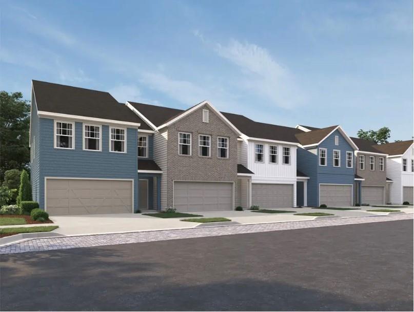 The Foxglove Plan boasts an open concept main floor, highlighted by a gourmet kitchen equipped with modern stainless-steel appliances and a spacious island—ideal for culinary exploration and entertaining guests. Seamlessly connected to the dining room and family room creating a warm and inviting atmosphere. This well-designed layout has 3 bedrooms and 2.5 baths, offering ample space for relaxation. Journey upstairs to discover the expansive Primary Suite, complete with a generous walk-in closet and an elegant bathroom featuring a double vanity. The second floor also accommodates two additional bedrooms, a full bath, and a convenient walk-in laundry room, ensuring effortless living at every turn. Experience the distinct charm of this exceptional community, ideally positioned adjacent to Arbor Place Mall and the Douglasville Pavilion. Take full advantage of the amenities, including a dog park, pool & cabana, and seamless access to a variety of shops and restaurants. This home has a projected delivery date of August 2025. For further details and information on current promotions, please contact an onsite Community Sales Manager. Please note that renderings are for illustrative purposes, and photos may represent sample products of homes under construction. Actual exterior and interior selections may vary by homesite. Call us to schedule an appointment!
