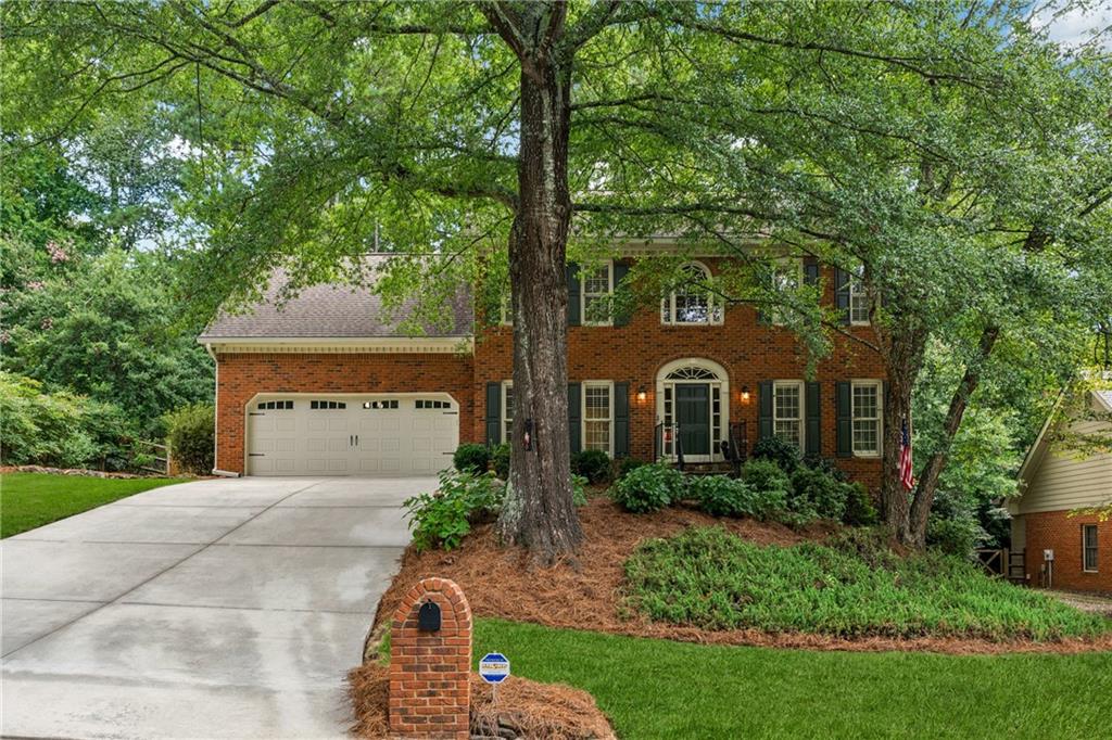Coming Soon! This perfectly maintained updated brick home features a white chef's kitchen, hardwood floors, new carpeting, new master bathroom, terrace level with high ceilings, and beautiful outdoor amenities such as a built in firepit, deck and patio plus a flat yard area! All location in the swim/tennis community of Mayfair. Don't miss this wonderful move in ready home!