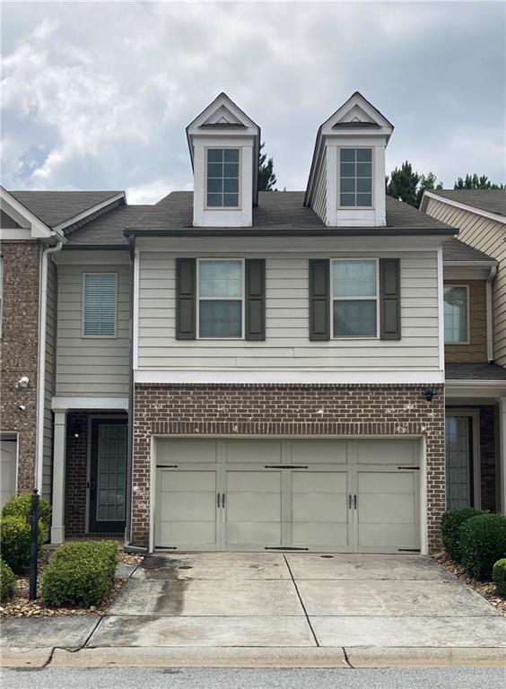 Welcome to this great move-in ready Townhouse in a wonderful Swim & Tennis community! It features an open floor plan with a fabulous kitchen; lots of cabinets and counter space. All stainless-steel appliances remain as well as the washer/dryer. Family room boasts a fireplace and bookshelves with a coffered ceiling, wood flooring thru-out the first floor and all window blinds remain. All electric! 3 bedrooms / 2.5 baths. Upstairs is carpeted and has a separate large great room/loft/playroom and large laundry room. Seller has two security systems: ADT burglary alarm for all windows and entrances and a Ring Camera System with motion activated flood lights and camera, front and back. Both systems will remain and can be activated with your own accounts. Fully fenced backyard! HOA fees are $150/month and pay for siding and roof maintenance, termite bond, interior pest control, in addition to swim and tennis!