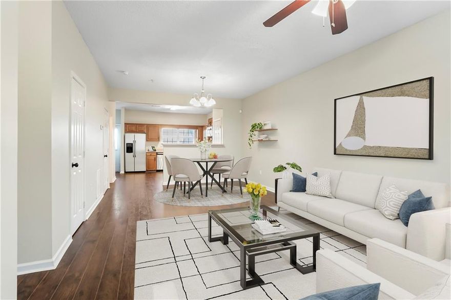 Beautiful remodeled 3-Bedroom, 2-Bath Townhome with new Granite Counters and shaker style cabinets in kitchen, new custom vanities with solid surface counter in both upstairs bathroom. Seller will contribute upto $5000 for buyer to utilize for interest rate buy down or towards their closing cost with acceptable offer.This home offers modern comfort and style. The main level showcases new vinyl plank flooring, while the upper level features recently installed carpeting. The entire interior has been freshly painted and enhanced with updated lighting fixtures for a bright feel. The kitchen is both functional and inviting, featuring stainless steel appliances-including a new Samsung French door refrigerator, dishwasher, and microwave. A convenient bar area comfortably seats four, perfect for casual dining or entertaining. Step outside to enjoy the back deck overlooking a two-car parking pad. Ideally located near Pine Street Elementary School and Piedmont Medical Center, this home offers both comfort and convenience. Special Financing Offer: When you finance your new home with Preferred Lender Shelly Efil of SAT Lending, you'll receive a FREE appraisal. Buyers may also qualify for 100% FHA Financing-making homeownership more accessible than ever.