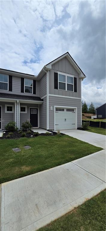 Welcome to General Chase- Brand NEW townhome in Adairsville, named the #1 place to live in Bartow County and just off I-75. Brand NEW Townhome in the General Chase Community. This 3 bedrooms and 2.5 baths with open floorplan Included Features: All appliances, including washer and dryer, are included. Spacious Living: Designed with ample entertaining space, perfect for hosting friends and family. Prime Location: - Less than 2 miles from I-75 for easy commutes north to Calhoun or south to Kennesaw. - Everyday conveniences like Food Lion and Walgreens within a mile. Nearby Attractions: - Seasonal events in downtown Adairsville, including Halloween on the Square. - Manning Mill Park close by for walking, playground fun, or baseball games. First-Time Buyer Support: Guidance throughout the homebuying process and assistance in finding the right finance program for your budget. An affordable brand new townhome in the #1 place to live in Bartow County - what more are you looking for?