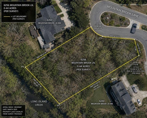 Vacant Land For Sale - 6256 Mountain Brook Lane<br/> Fulton County, Sandy Springs, GA 30328