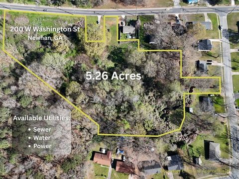 Vacant Land For Sale - 200 W Washington Street<br/> Newnan, GA 30263