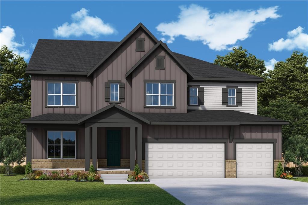 Step into the newest farmhouse addition to the Ellis Community - the Wynstone Floorplan, where modern elegance meets rustic charm. As you step inside, you'll be greeted by the warm glow of the Two-Story family room, perfect for cozy evenings with family or entertaining friends. The open kitchen layout is a chef's dream, with GE Profile Kitchen Appliances and a butler's pantry that offers plenty of storage for all your cooking essentials. Cabinets flow seamlessly through the dining room into the butler's pantry, making meal prep a breeze. Picture yourself opening the 12ft sliding glass door off the family room onto the extended covered patio, where you can enjoy the fresh air and sunshine while sipping your morning coffee. The upgraded engineered hardwoods add a touch of luxury and comfort to every room, creating a welcoming and inviting atmosphere. The guest bedroom on the main floor with a shared full bath right in the hall provides a private retreat for visitors, while the second-floor Jack and Jill styled secondary bedrooms offer convenience and space for the whole family. The spacious utility room makes laundry day a breeze, and the owners retreat is a true sanctuary with a spacious walk-in closet and a deluxe super shower for a luxurious end to your day. This home is more than just a place to live - it's a haven where everyday needs are met with style and comfort. Come and experience the inviting charm and modern comforts of the Wynstone Floorplan - your perfect home awaits you.