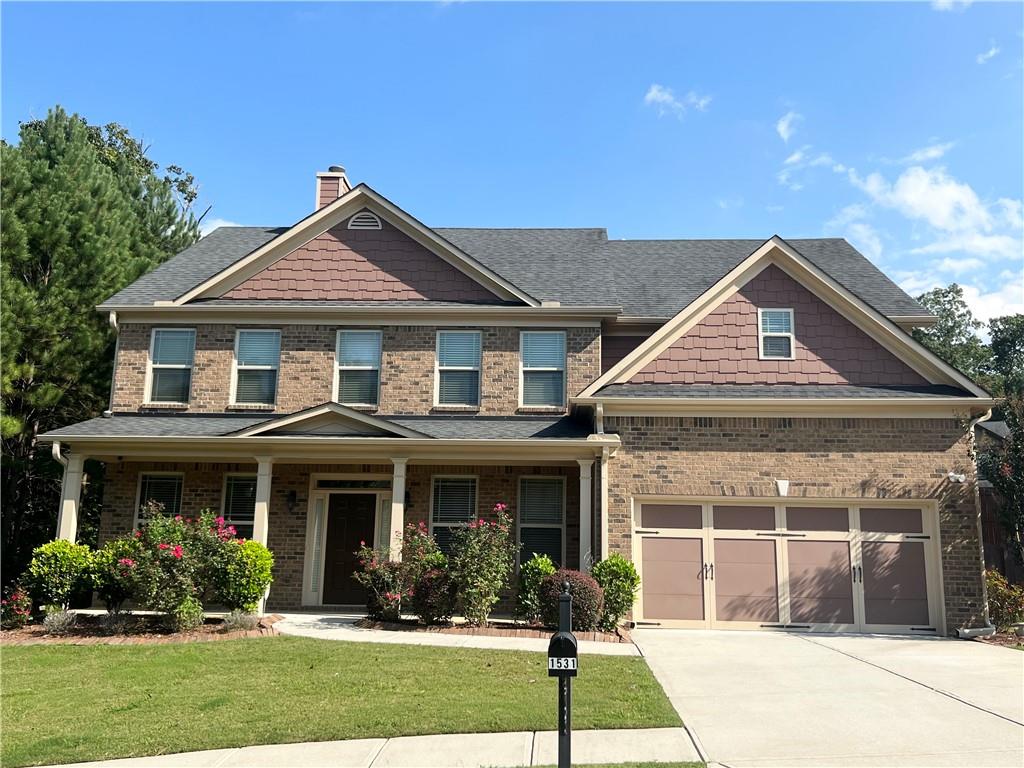Perfect house in popular Primrose Creek swim/tennis community! Great school district, short distance to top rated elementary & middle schools. 3 Miles from Lake Lanier inlets and fishing. Minutes to growing Downtown Sugar Hill shopping & dining. Family room featuring fireplace with views to backyard, breakfast area and kitchen. A wall of windows bringing a lot of natural light. Gourmet kitchen with stained wood cabinets, granite countertops, island with built-in shelves and walk-in pantry. Separate formal dining room and office/living room on main. A guest in suite with bathroom conveniently located on main. Oversized master suite with tray ceiling and sitting area. Master bath has jetted tub, separate shower, double vanities and huge walk-in closet. Spacious Media Room/Loft area on second floor. Three additional large secondary bedrooms and 2 full bathrooms on upper floor. Large fenced backyard great for outdoor entertaining. Enjoy the private oasis near all of the excitement Sugar Hill has to offer. Beautiful house, MUST SEE!