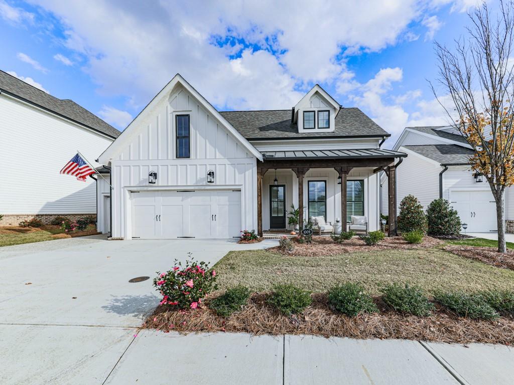 Stunning 3-Bedroom, 3-Bath Bayfield Plan with Upscale Features and Over $120,000 in Custom Upgrades!
Welcome to this like-new Bayfield plan in the highly sought-after gated community of Idylwilde, offering luxurious living with a park-view setting. This elegant home boasts 3 bedrooms, 3 baths, and a rare 3-car garage with EV charging station—perfect for modern living.
Premium Location & Community Amenities
Enjoy the tranquil beauty of this park-view lot in a community that features a clubhouse, sparkling pool, pickleball courts, and community garden.
Interior Highlights
* Custom Sunroom Addition: Flooded with natural light, this inviting space includes Italian linen drapes and views of the serene surroundings.
* Open Floor Plan: Custom beams adorn the 12-foot ceilings in the living room, with a stone fireplace flanked by built-in cabinetry and shelves.
* Chef’s Kitchen: Showcasing upgraded cabinetry, quartz countertops, an oversized island, and designer hardware. A custom pantry with drawers, a coffee bar with floating shelves, and a beverage refrigerator add extra functionality. Includes a 1-year-old Bosch refrigerator.
* Owner’s Suite: A private retreat with a custom closet system and spa-like en-suite bath.
* Guest Accommodations: A second main-floor bedroom with en-suite bath plus a large upstairs bedroom and bonus room with abundant storage.
Custom Upgrades
* High-End Finishes: Plantation shutters, upgraded hardwood floors, designer lighting, and Ballard Designs mirrors throughout.
* Entertainment Ready: Whole-home Sonos audio system and pre-installed sound and security systems.
* Energy Efficiency: Hot water recirculation system and irrigation.
Outdoor Living
* Oversized Concrete Patio: Complete with gas hookup for grilling.
* Professionally finished epoxy garage floors complement the three-car garage.
This meticulously designed home is perfect for those seeking elegant living with modern amenities and thoughtful upgrades. Don’t miss your opportunity to enjoy the upscale lifestyle in Idylwilde!