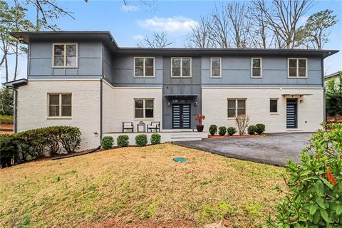 Homes For Sale - 4812 Lake Forrest Drive<br/> Sandy Springs, GA 30342