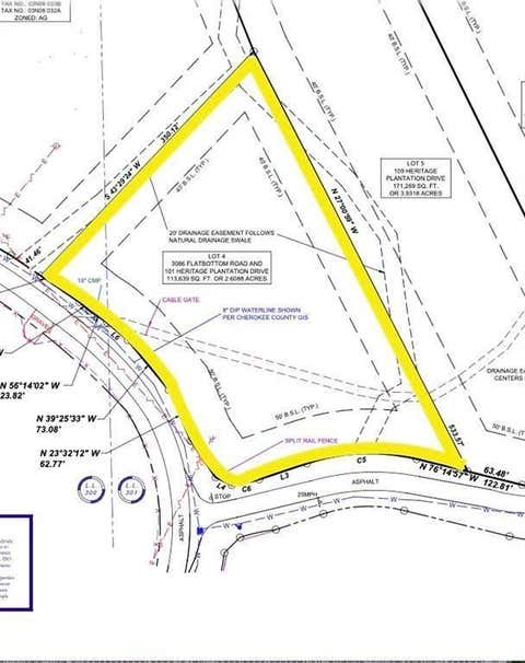 Vacant Land For Sale - 101 Heritage Plantation Drive<br/> Ball Ground, GA 30107