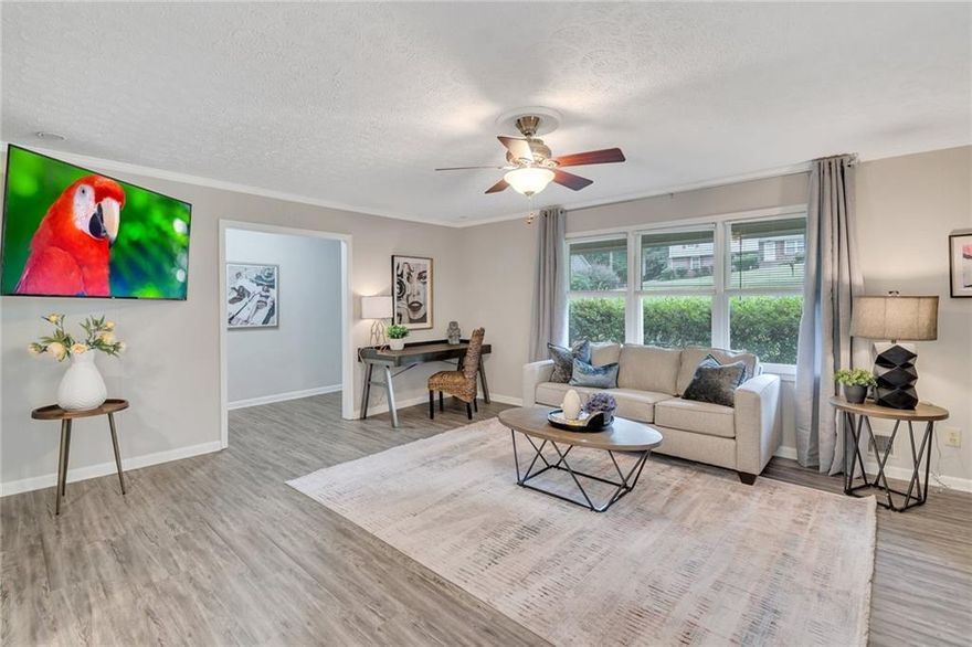 Fully Furnished.  30 night minimum.  Pets welcome.  This property includes all utilities, lawncare and pest services.  Ideally suited for home sellers caught between properties or home owners displaced by insurance claims.  This property is for short term rental (in 30 day increments for as many months as needed).  Not a tenant/landlord arrangement.  Security deposit $1000, cleaning fee $200 and pet fee $200.  Many homes to choose from in metro Atlanta.  Owner/Agent