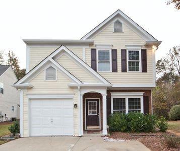 Beautiful Home, Great Schools, Amazing Location! Quiet Community with Swimming Pool. Easy Access to Hwy 400 and plenty of shopping, dining and entertainment options. North Point Mall, Avalon, Rock Mill Park only minutes away. Recently renovated home with new windows, stainless steel appliances, granite counters, laminate hardwoods on upper level, light fixtures. Huge fenced in backyard. Oversized master bedroom w/ vaulted ceiling. Home is located on a cul-de-sac and is vacant and ready for immediate move in!