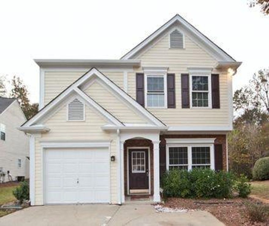 Beautiful Home, Great Schools, Amazing Location! Quiet Community with Swimming Pool. Easy Access to Hwy 400 and plenty of shopping, dining and entertainment options. North Point Mall, Avalon, Rock Mill Park only minutes away. Recently renovated home with new windows, stainless steel appliances, granite counters, laminate hardwoods on upper level, light fixtures. Huge fenced in backyard. Oversized master bedroom w/ vaulted ceiling. Home is located on a cul-de-sac and is vacant and ready for immediate move in!