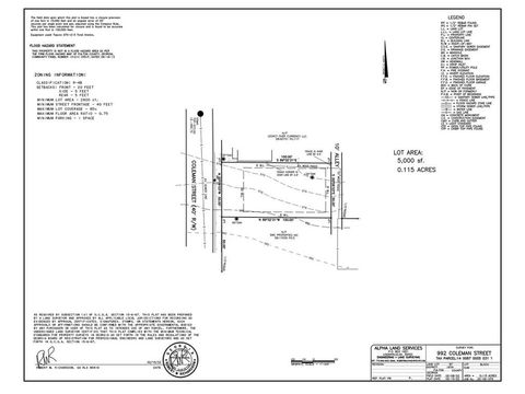 Vacant Land For Sale - 992 Coleman Street<br/> Atlanta, GA 30310