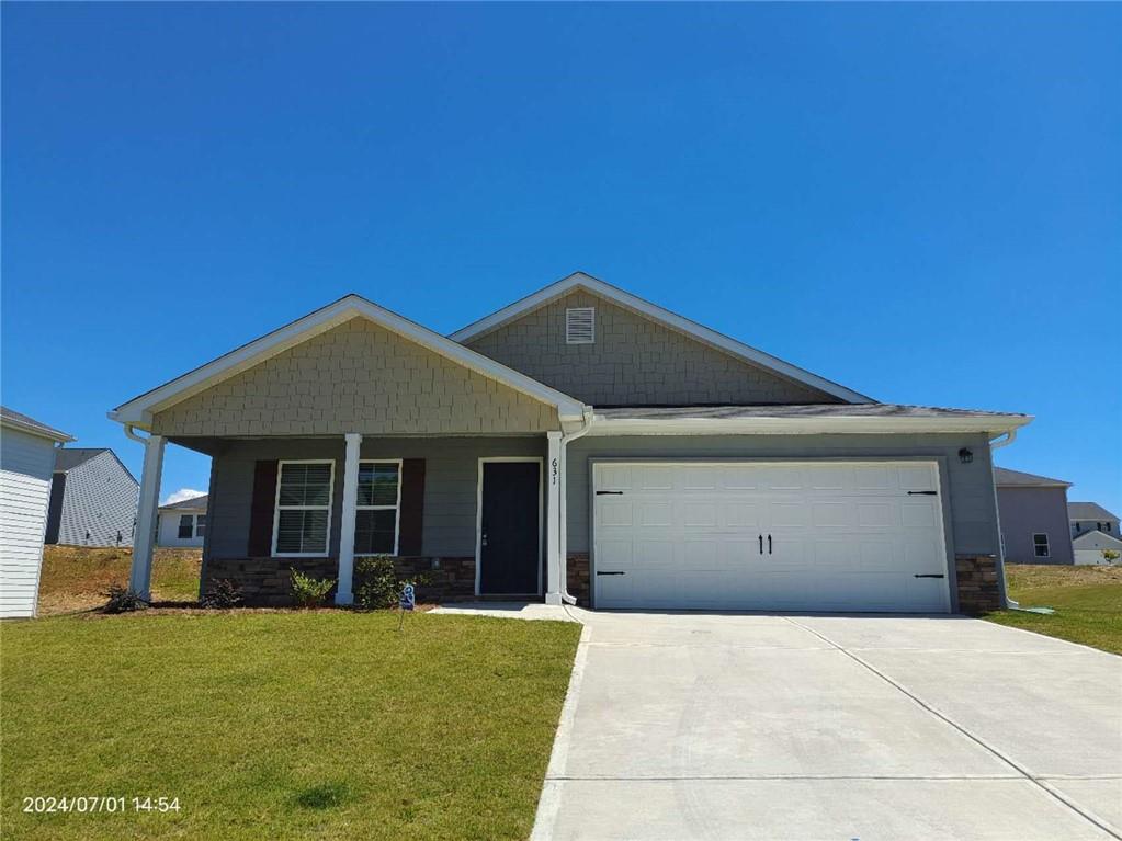 Welcome to this beautiful brand new Covington ranch house featuring 4 bedrooms and 2 bathrooms. The Covington Plan boasts an open design that seamlessly integrates the Living, Dining, and Kitchen areas. The Kitchen is equipped with built-in cabinets, granite countertops, and Stainless-Steel Appliances. All bedrooms, including the primary suite, are conveniently located on the main floor. The primary suite includes a private bath with dual vanity sinks and a spacious walk-in closet. The other 3 bedrooms share another full-sized bath. This home also features a Walk-in Laundry room on the main floor for added convenience. Situated off Hwy 411 between Cartersville and Rome, with easy access to I-75, this location is just a five-minute drive to the SK and Hyundai joint battery plant.
Rental application and a $55 application fee for each adult 18+ must be paid to be considered for approval if you meet our rental requirements as described below.
*Basic rental requirements include household monthly gross income at least 3 times the rent amount and 1 year at current job and/or verifiable income (pay stubs, bank statements, employment contract, etc.) if newly employed.
*No one with an eviction from another residential property will be considered for this property
*Applicants must demonstrate positive credit history, with a credit score 660 or greater. Applicants with a credit score of 660 or below are considered only with a qualified co-signer or additional security deposit.
*Renter pays water/electric and internet.
*One month rent deposit plus first month rent are due at signing for renters with a credit score of 660¬+, One month rent deposit, plus first month and last month's rent are due for renters with a credit score of 660¬ or below.