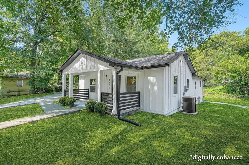 Welcome to a beautifully renovated gem in the heart of Atlanta's growing NW corridor! This charming home perfectly blends modern updates with classic character. Step inside to discover a spacious open floor plan featuring luxury vinyl plank flooring, a stylish kitchen with quartz countertops, white shaker cabinets, and stainless steel appliances. The primary suite offers a private retreat with a sleek en-suite bath and ample closet space. New 2025 roof. New 2025 HVAC.
Situated on a quiet street with a generous backyard, this property is ideal for entertaining or relaxing outdoors. Just minutes from downtown Atlanta, the BeltLine, Westside Park, and major interstates, this home is perfect for first-time buyers, savvy investors, or anyone seeking move-in ready living with incredible convenience. No HOA and no rental restrictions – the opportunities here are endless! Home also has an unfinished guest suite in the back as well, that the new owner can invest to make a great short or long term rental space.
Don’t miss your chance to own a piece of Atlanta’s Westside renaissance!