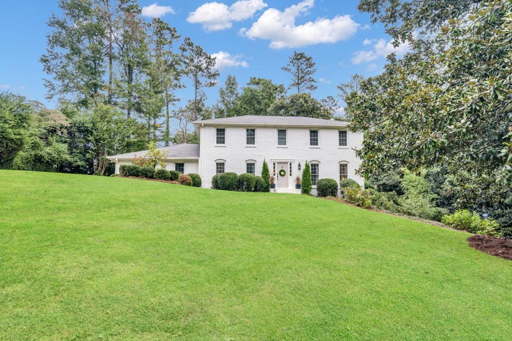 Welcome to 3811 Valley Green Drive, a STUNNINGLY UPDATED residence nestled in the coveted INDIAN HILLS Community in East Cobb. This immaculate home not only boasts a prime location but also showcases a multitude of upgrades. As you approach, you'll be struck by the charm of the freshly painted brick exterior, now a pristine white, which perfectly complements the lush landscaping that surrounds the property. Step inside, and you'll immediately notice a BRIGHT AND INVITING atmosphere throughout. The main floor features a spacious layout, ideal for both everyday living and entertaining. The heart of the home is the CHEF'S KITCHEN, adorned with GRANITE COUNTERTOPS, STAINLESS STEEL APPLIANCES, and ample cabinetry making meal preparation a joy. All bathrooms in this home have been meticulously UPGRADED, offering a spa-like retreat for relaxation and rejuvenation. The basement has been transformed with NEW PLUSH CARPETING, providing additional living space that can be tailored to your needs, whether it's a home theater, gym, or a versatile recreation area. ***But the TRUE JEWEL of this property lies outdoors. Step into your own PRIVATE OASIS with a SPARKLING IN-GROUND POOL with its brand new lining, and tons of deck space to kickback or grill out. The backyard offers a serene escape with meticulously manicured landscaping, creating a sense of tranquility that is perfect for both solitude and gatherings. ***Beyond the upgrades, this home benefits from a vibrant GOLF & COUNTRY CLUB Neighborhood filled with perks, including TOP-RATED SCHOOLS, convenient access to shopping, dining, and recreational amenities, as well as a strong sense of community. DON'T MISS THE OPPORTUNITY TO MAKE THIS EXQUISITE PROPERTY YOUR OWN, where every detail has been thoughtfully considered to provide a haven of comfort and style in one of Marietta's most desirable locations! *** Optional HOA membership***