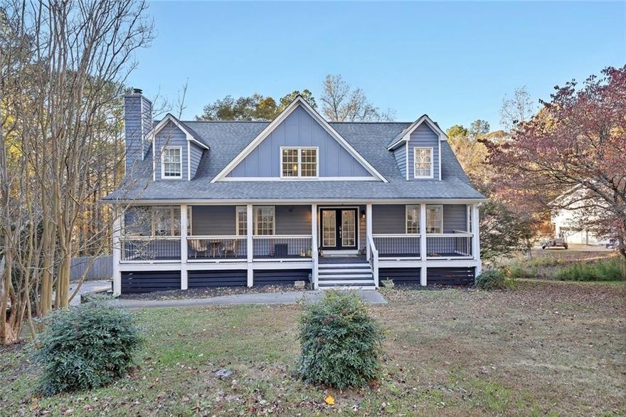 Welcome to this charming 4 bedroom, 3.5 bath home perfectly positioned on two beautiful acres just a stone’s throw from the exciting new downtown Holly Springs development. This property offers the best of both worlds, quiet, usable land with incredible convenience to all the new shops, restaurants, and community spaces being built just down the street.  The inviting master suite is conveniently located on the main level, featuring an updated master bath and easy access to a stylish half-bath for guests. The heart of the home is the beautifully updated kitchen, complete with granite countertops, white cabinetry, a spacious island, and an open view into the dining room and sunroom. The floor plan flows effortlessly, highlighted by gleaming hardwoods throughout and abundant storage space.  Upstairs, you’ll find 3 comfortable bedrooms and 2 full baths, providing plenty of room for family, guests, or a growing household. The gorgeous rocking chair front porch spans the entire home, creating the perfect space to relax and unwind while overlooking your peaceful property.
Out back, the acreage is ideal for farm animals or a hobby homestead, complete with a storage structure and a chicken coop. Whether you’re looking for room to roam, a place to live more sustainably, or simply a private retreat near town, this home delivers.  With unmatched charm, usable land, and incredible proximity to the new Holly Springs downtown district, this property is a rare opportunity you won’t want to miss.