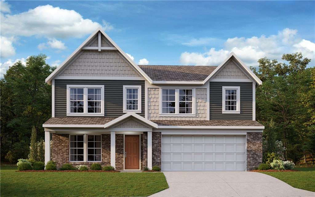 Gorgeous new Breckenridge Western Craftsman plan by Fischer Homes in beautiful Sage Woods featuring a welcoming covered front porch. Once inside, you'll find a formal living room and dining room. Open concept with an island kitchen with stainless steel appliances, upgraded maple cabinetry with 42-inch uppers and soft-close hinges, durable quartz counters, MEGA-size pantry, and walk-out breakfast room to the large patio and all open to the large family room with linear fireplace. Upstairs primary retreat with an en suite that includes a double bowl vanity, walk-in shower, and MEGA-size walk-in closet. There are 3 additional bedrooms, each with a walk-in closet, a centrally located hall bathroom, and a convenient 2nd-floor laundry room for easy laundry days. 2 bay garage.
