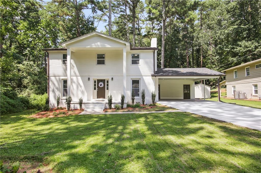 Welcome to your future home in Decatur! This charming and spacious residence offers the perfect blend of comfort and style, boasting four bedrooms and two and a half bathrooms. Situated on a generous 0.7-acre lot with included bi-weekly lawn care. This rental provides ample space for outdoor activities and relaxation. Step inside to discover an open-concept layout that seamlessly connects the living, dining, and kitchen areas. The kitchen is equipped with modern appliances, sleek countertops, and plenty of storage. Upstairs, you'll find the four well-appointed bedrooms, offering privacy and comfort. The primary bedroom comes complete with an ensuite bathroom. Nestled in a sought-after neighborhood of Decatur, this home ensures easy access to nearby schools, shopping centers, parks, and more. Don't miss the opportunity to make this captivating property your new home!