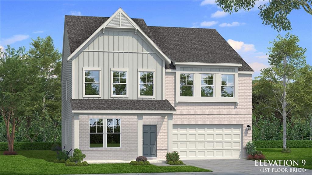 Welcome to Hamilton Lakes on Homesite 20, a premier DRB Homes community located in the heart of Gwinnett County. This beautifully designed home features 5 bedrooms, 3 bathrooms, and a 2-car garage, blending timeless charm with modern comfort.
The main level offers a spacious open-concept layout that seamlessly connects the gourmet kitchen to the large family room, perfect for everyday living and entertaining. A private guest bedroom with a full bath is located on the main floor, making it ideal for visitors or multi-generational living. The elegant formal dining room, enhanced by coffered ceilings and bay windows, provides the perfect setting for hosting special gatherings.
Upstairs, you’ll find three generous secondary bedrooms, a centrally located laundry room, a large game room, and a luxurious primary suite designed to impress. This peaceful retreat includes a spa-inspired bathroom with a walk-in shower, dual walk-in closets, and a dedicated sitting room, ideal for unwinding, reading, or creating a quiet space just for you.
Hamilton Lakes is situated near vibrant Lawrenceville, with convenient access to I-85 and Hwy 316, making commutes to Atlanta, Athens, Stone Mountain, and Conyers simple and efficient.
For more information about the Wagener plan on Homesite 20 or to schedule your private showing, please contact the onsite agent.
Please note: If the buyer is represented by a broker/agent, DRB REQUIRES the buyer’s broker/agent to be present during the initial meeting with DRB’s sales personnel to ensure proper representation. If buyer’s broker/agent is not present at initial meeting DRB Group Georgia reserves the right to reduce or remove broker/agent compensation.