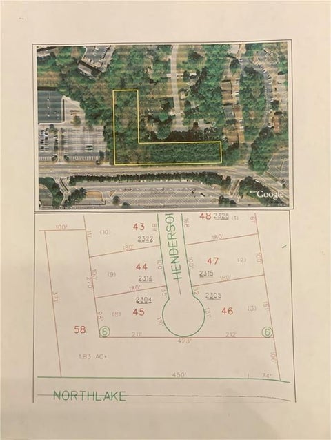 Vacant Land For Sale - 3240 Northlake Parkway<br/> Dekalb County, Atlanta, GA 30345