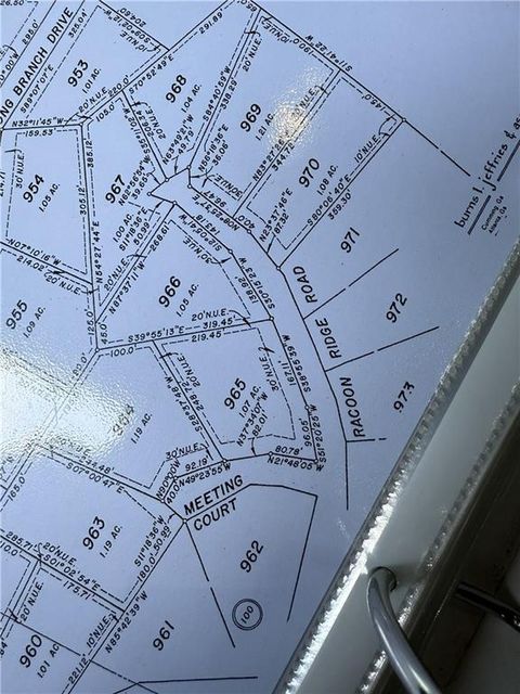 Vacant Land For Sale - 965 Raccoon Ridge<br/> Ranger, GA 30734