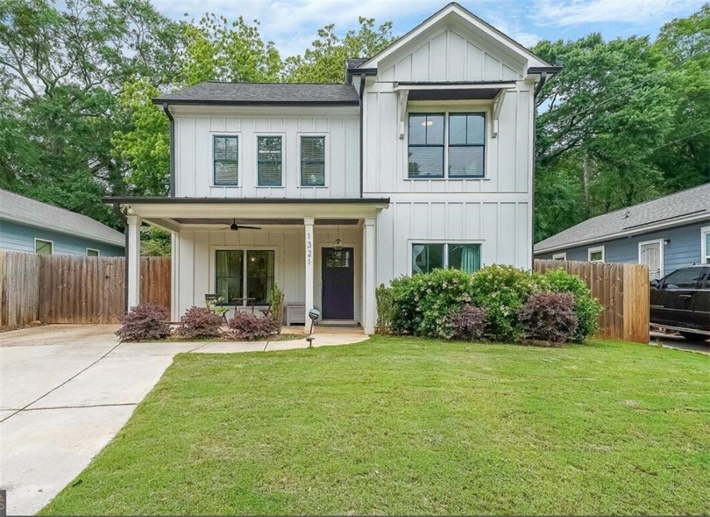 Discover this beautifully designed 4-bedroom, 3-bathroom modern farmhouse offering over 2,600 sq ft of fully upgraded living space in the heart of Atlanta. Combining style, comfort, and convenience, this two-story residence is perfect for families, remote professionals, or anyone seeking refined living just minutes from the Beltline and downtown Atlanta. A welcoming front porch leads you into an expansive open-concept living area with tall ceilings, wide plank hardwoods, custom French panel wall trim, and abundant natural light. Gourmet kitchen equipped with premium Bertazzoni appliances, fireclay farmhouse sink, drawer microwave, and oversized quartz countertops. The kitchen opens to a cozy family room with built-in shelving and a gas fireplace, and furnished TV mounted above. The main floor also includes a guest bedroom and full bath, elegant dining room, Butler’s pantry/wet bar, walk-in pantry, and a built- in office/study nook.
Upstairs, the owner’s suite features a large walk-in closet, and a spa-like marble-tiled bathroom with oversized rain shower, dual heads, hand sprayer, and built-in bench. Two additional guest bedrooms share a Jack & Jill bathroom. For added convenience, the laundry room is located upstairs with included washer and dryer. You'll love the fully-fenced backyard with gated access and expanded rear concrete patio, along with the included storage shed. Driveway parking for up to 4 vehicles.
This home is nestled just south of West End, on a quiet, walkable street within Oakland City. 15 minute drive to the Airport, around the corner from Tyler Perry Studios, and a short walk (0.5 mi) from the Westside Trail Beltline and Lee + White Food Hall (featuring breweries, restaurants, coffee shops, and more). Also situated between two MARTA stations (5-min drive to Oakland City stop and 7-min drive to West End stop). Quick commute to downtown Atlanta and nearby cultural destinations.
**Rent includes lawncare but tenant pays all utilities. Sorry, we are not set up to accept Housing Choice Vouchers.
We are pet friendly! Ask us about our resident benefit package which includes credit boost, $100k liability insurance, air filter delivery, identity theft protection, and more.
