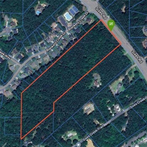 Vacant Land For Sale - Sixes Road<br/> Canton, GA 30114