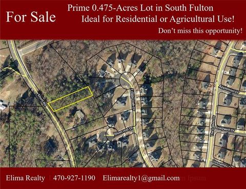 Vacant Land For Sale - Short Road South<br/> Fairburn, GA 30213