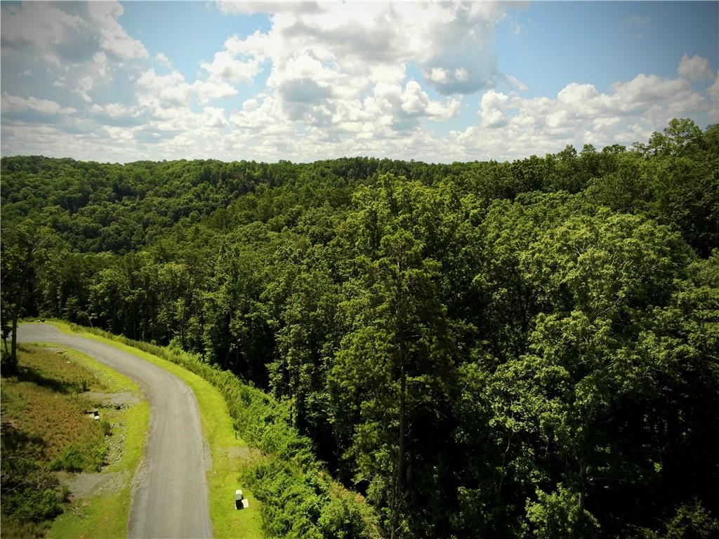 Tucked inside the Jake's Landing Overlook subdivision in Ellijay, GA, Lot 79 offers a peaceful place to build a simpler kind of getaway. This gated community is designed with intentional living in mind, encouraging homes between 500 and 1,200 square feet—perfect for those looking to downsize, build a weekend retreat, or simply enjoy the ease of a smaller space. The property itself begins with a sloped driveway entrance and quickly opens up to gentle, rolling land that feels just right for a mountain cabin. A small creek flows near the back of the lot, adding to the natural charm. Throughout the neighborhood, you’ll find beautiful mountain views and a growing list of amenities that support outdoor living—like swimming, tennis, camping areas, nearby hiking trails, and access to Carters Lake via the community boat ramp. Some amenities are still being completed, offering even more to look forward to.
Located just a short drive from Ellijay’s charming downtown with its locally owned shops, restaurants, and seasonal festivals, this lot also puts you within easy reach of other mountain towns like Blue Ridge and Jasper. Quick access to Highway 515 makes getting to and from Atlanta surprisingly easy, whether you're heading up for the weekend or commuting occasionally. Whether you're ready to build now or planning for the future, Lot 79 is a quiet spot with a lot to offer, surrounded by all the beauty and adventure North Georgia is known for.