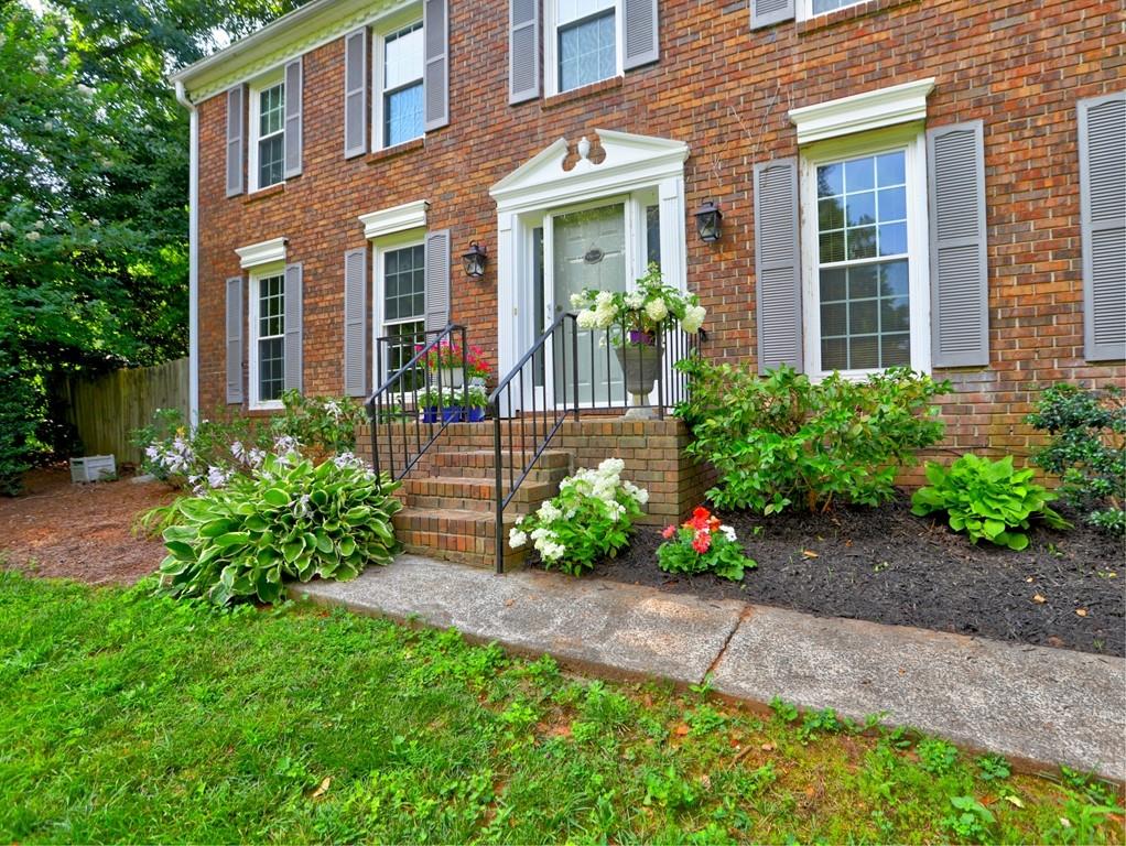 Location, Renovation, and Super-sized Space with a beautiful pool & spa, walking distance to Dickerson Middle School on a huge lot – This One Has It All in East Cobb's Trifecta of top ten schools: Mount Bethel Elementary/Dickerson Middle/Walton High! Tucked away on a quiet, low-traffic cul-de-sac, this beautifully updated home offers the perfect blend of convenience, style, and functionality. Uniquely & Ideally located next to an upcoming multimillion dollar new construction dream home with easy access to I-285, I-75 & GA-400, Sandy Springs, Roswell, and endless shopping and dining options. Step inside to discover your freshly painted interior with all new flooring throughout the home. Also all new lighting and door hardware throughout. The recent kitchen renovation boasts stained solid wood cabinetry, stone countertops, stainless steel appliances, an under-mount sink with a Kohler fixture, and recessed can lighting overlooking a large addition of a sunroom & a screened porch. The large kitchen opens to a dining room with a view of a terraced waterfall feeding an artistic pond highlighted with exceptional night lights. Two sets of French doors lead out to either a screened porch or your spacious patio open to private, landscaped backyard. Enjoy a gem of a pool with hot spa heated by a brand new pool heater - ideal for relaxing, entertaining, or playing. The main level also includes a formal living room & a large family room that is tucked away. It could serve easily as a very large office or a fifth bedroom when elderly parents prefer to sleep on the main level. Upstairs, you’ll find three secondary bedrooms of which one is very large, plus a Gargantuan primary suite complete with a walk-in closet and a generous ensuite bath featuring double vanities, a separate tub, and a walk-in shower. Additional upgrades include newer windows & HVAC systems plus a new architectural shingle roof. Spacious 2-car garage with two level storage nook. This is your truly move-in ready home—updated, stylish, and in a location that can't be beat. The owner is open to leasing as frankly speaking the home is too good to sell :)