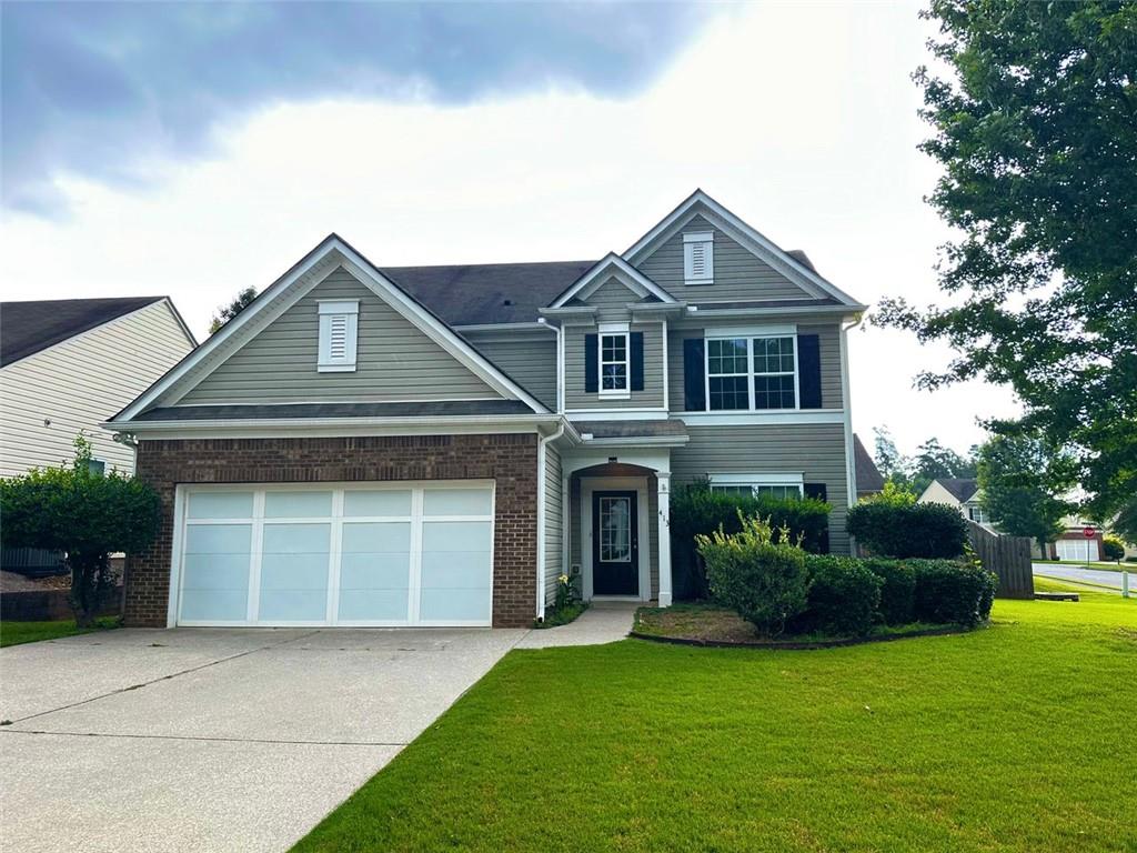 Welcome to Creekside at Prominence! This spacious 4 bed, 2.5 bath floorplan offers a cozy fireplace in the family room and an garage for convenience. The main level features an open living area and dining space, perfect for gatherings. Upstairs, you’ll find the bedrooms including a comfortable primary suite.